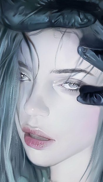 Billie Eilish art 2021, Ultra , Creative design, Aesthetic HD phone wallpaper
