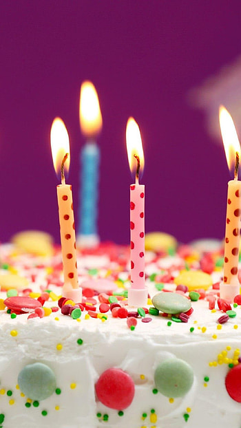 Happy Birtay, Cake, Aesthetic HD phone wallpaper