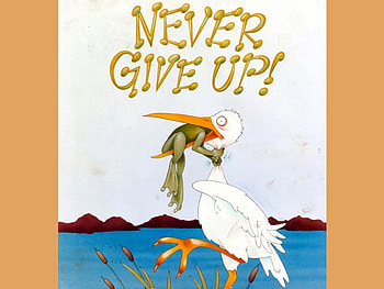 Never Give Up, cool HD wallpaper
