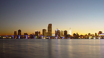 Cities, Rivers, Usa, Skyscrapers, United States, Miami, Florida HD wallpaper