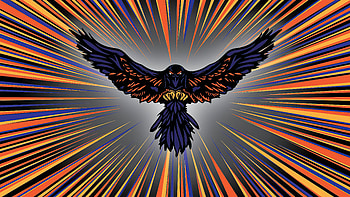 Raven Coin Logo, ravencoin, crypto, currency HD wallpaper