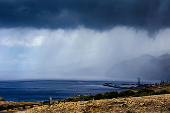 Madeira travels, Clouds over Madeira, , Scenic island HD wallpaper