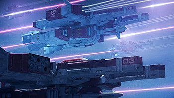 Infinite Fleet Lancer , artist, artwork, digital-art, artstation HD wallpaper
