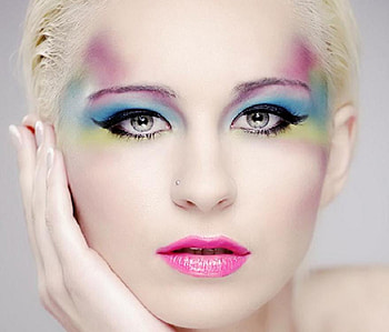 artistic make up, makeup, model, eyes, faces, girl, nice, artistic, pretty, face, lovely, female HD wallpaper