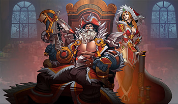 King Dredge, video game, sit, Paladins HD wallpaper