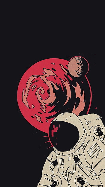 Astronauta, art, fictional_character HD phone wallpaper