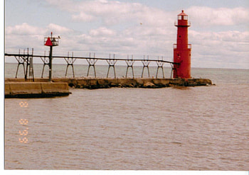 algoma lighthouse, lakes, algoma, lakeshore, lighthouses HD wallpaper