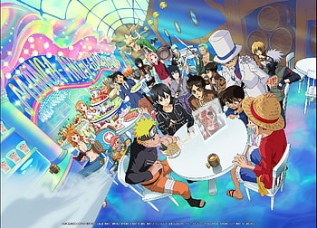 Anime - Crossover Naruto Uzumaki Monkey D. Luffy Kazuto Kirigaya Sakura Haruno Mikasa Ackerman Armin HD wallpaper