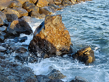 Nature, Waves, Splash, Foam, Lump HD wallpaper
