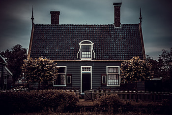 Building, Miscellanea, Miscellaneous, House, Facade, Country, Courtyard, Yard HD wallpaper