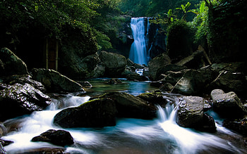 Waterfall Waterfalls Nature HD wallpaper