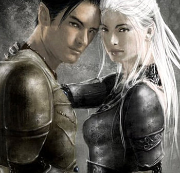 Fantasy couple, wallpper, color, new HD wallpaper