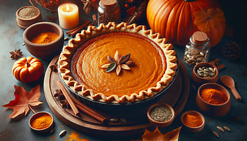 Homemade Pumpkin Pie, pumpkin pie, Autumn, dessert, spices, Thanksgiving HD wallpaper