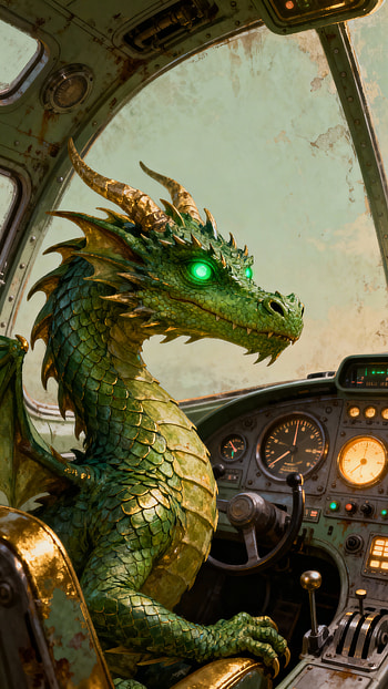 Emerald Pilot — Dragon for & Android, dragon HD phone wallpaper