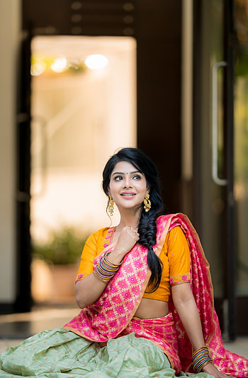 Pavitra Lakshmi, flash graphy, pink HD phone wallpaper