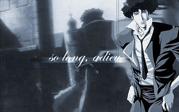 Cowboy Bebop Black and White Spike HD wallpaper