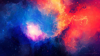 Colorful Galaxy HD wallpaper