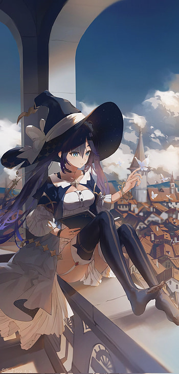 Mona, Anime, Genshin HD phone wallpaper