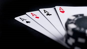 Quad aces, Poker HD wallpaper