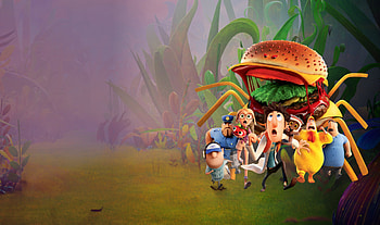 Cloudy with a Chance of Meatballs 2, Columbia HD wallpaper