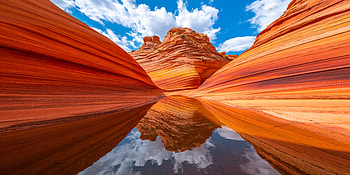 Coyote Buttes, canyon, nature, reflection HD wallpaper