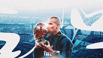 Ronaldo Nazário, golden ball, internazionale, inter milan, ronaldo, ronaldo nazario, inter, r9, brazilian, soccer, legend, football HD wallpaper