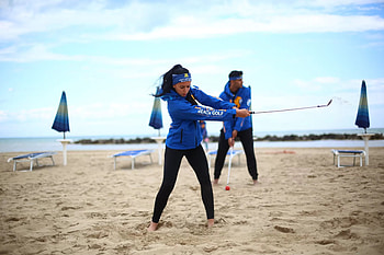 Golf e bullismo, Il progetto di, Beach golf, Sport association HD wallpaper