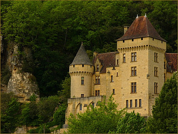 Castke 2, art , old, architecture, trees, castle, cliff, nice HD wallpaper