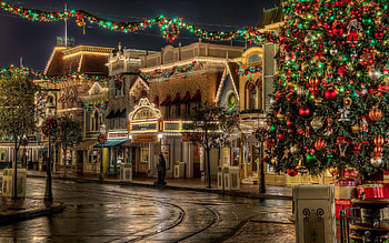 Cities, City, Christmas, Holiday, r, Street, Atmosphere HD wallpaper