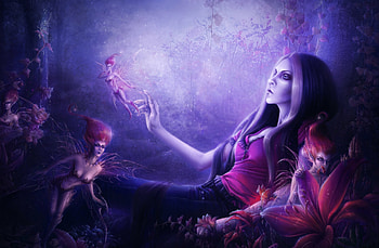 Fairies magic fantasy, Girls in fantasy, Whimsical fairytale, enchantment HD wallpaper