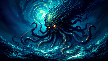 Lovecraftian Horror: Deep Sea Terror, cthulhu, sea monster, horror HD wallpaper