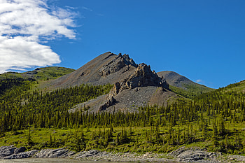 Nature, Trees, Rocks, Mountain, Vertex, Top, Fir, Spruce HD wallpaper