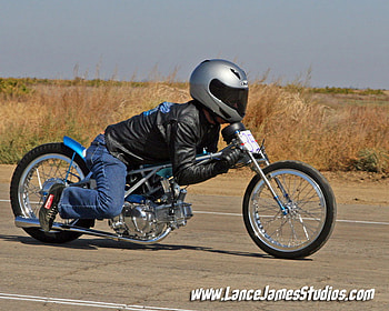 Mini Drag Bike, motorcycle, grass, road, man HD wallpaper