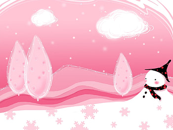 Background, Snowman HD wallpaper