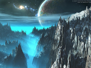 Landscape, Fantasy, Planets HD wallpaper