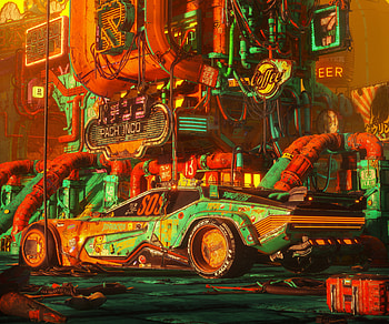 Neon Drift: Cyberpunk Sci-Fi Street Racer, Sci Fi, cyberpunk HD wallpaper