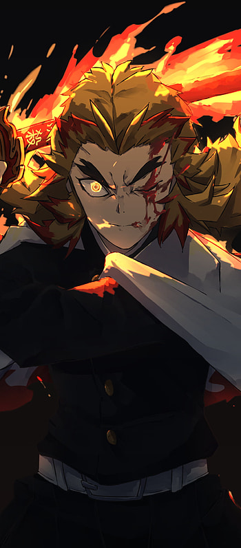 Kyojuro Rengoku, Kyojuro_Rengoku, Anime, Demon_Slayer HD phone wallpaper