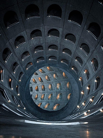 Architecture, Building, Miscellanea, Miscellaneous, Backlight, Illumination, Tunnel HD phone wallpaper