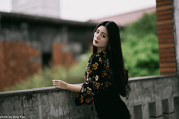 Asian, Woman HD wallpaper