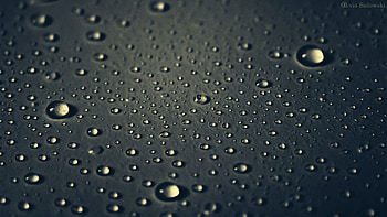 Drops, Macro, Light, Surface, Light Coloured HD wallpaper