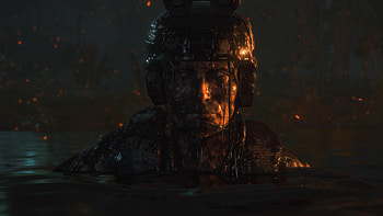 Death Stranding — Submerged Courier at Dusk, Video Game HD wallpaper