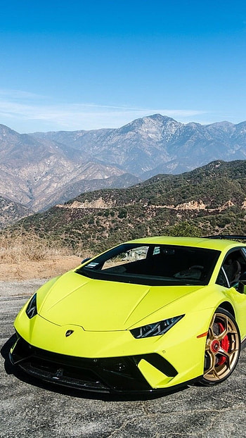 Lamborghini, Yellow HD phone wallpaper