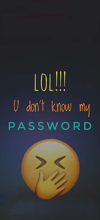 Screenlock, art, screen lock , you don't know my password, you do not know my password, screen lock HD phone wallpaper