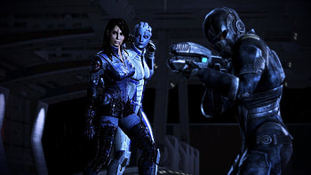 Liara T'Soni, Spectre , Mass Effect fan art, Epic scene HD wallpaper