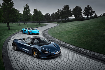 McLaren 720S And McLaren 570S Spider, mclaren-570s-spider, mclaren-720s, mclaren, 2018-cars, cars HD wallpaper