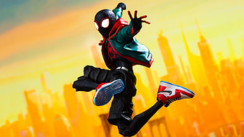 Spiderman Across The Spiderverse Queens City, miles-morales, spider-man-across-the-spider-verse, spiderman, superheroes, 2023-movies, movies HD wallpaper