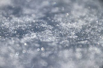 Snow, shine, bokeh, glow HD wallpaper