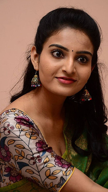Ananya nagalla, telugu actress, saree lover HD phone wallpaper