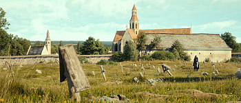 Kingdom Come II — Churchyard at Dawn, video game, Kingdom Come: Deliverance II, cemetery, church HD wallpaper