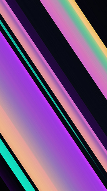 black colorful amoled, digital, stripes, new, art, material, modern, design, geometric, abstract, lines HD phone wallpaper
